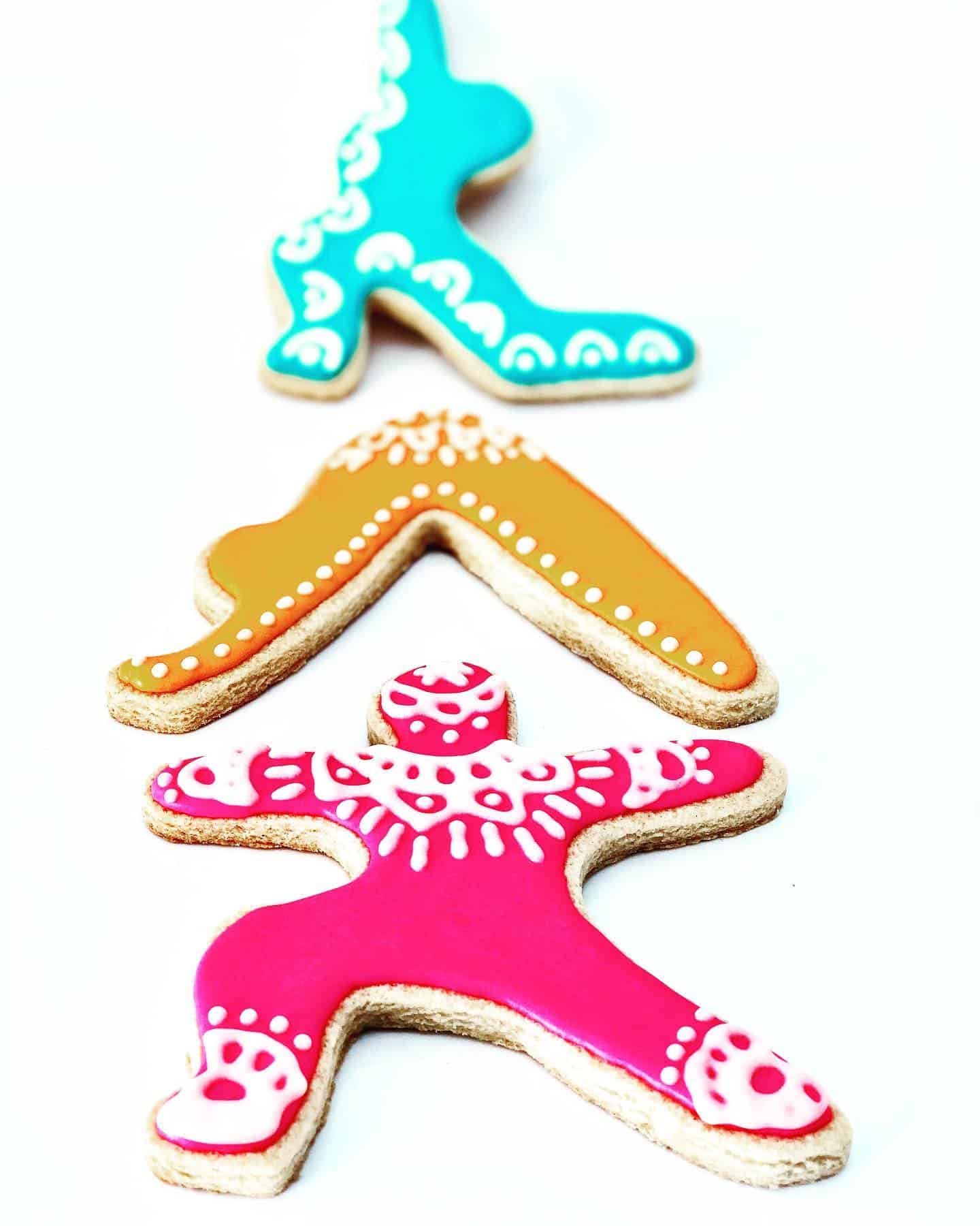 Yummi yogi cookie cutters available in 5 poses!